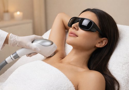 Laser hair removal treatment