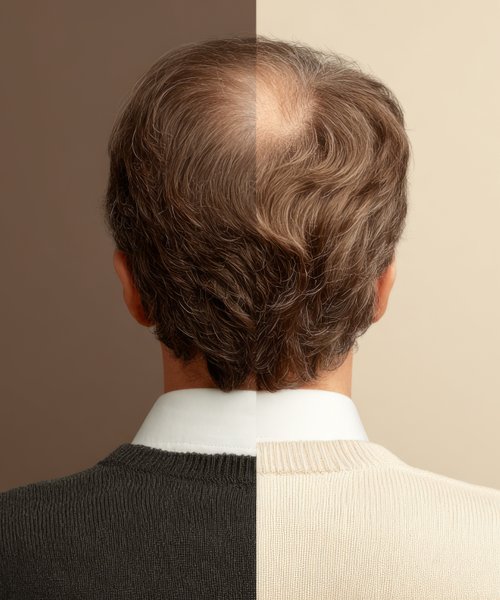 Hair regeneration therapy before and after results